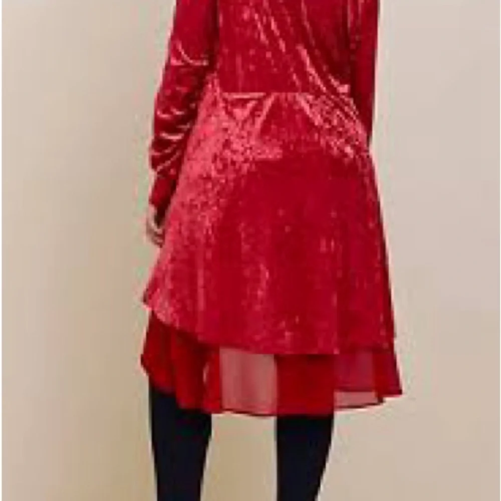 NWOT - Torrid chiffon velvet duster. Size M/L (10). Torrid size 00. - Picture 3 of 12